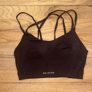 Peloton x Lululemon Like a Cloud Sports Bra Dark Brown